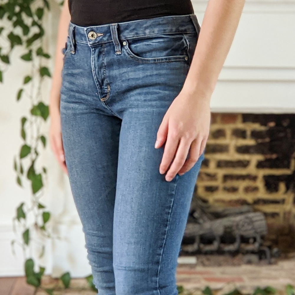 a.n.a. 6 long skinny jeans